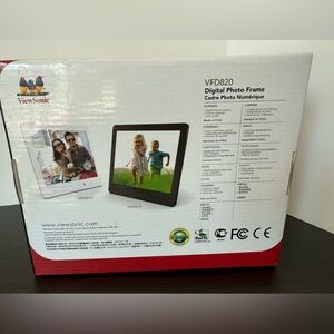 VFD820 Digital Photo Frame - Black NIB